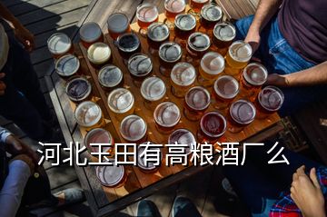 河北玉田有高粮酒厂么