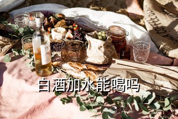 白酒加水能喝吗