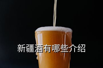 新疆酒有哪些介绍