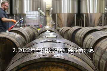 2. 2022年全国秋季糖酒会最新消息