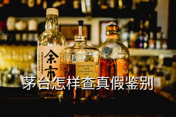 茅台怎样查真假鉴别