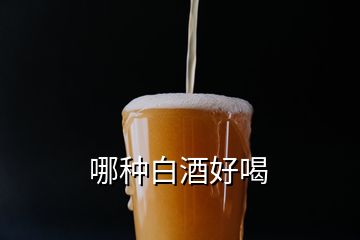 哪种白酒好喝