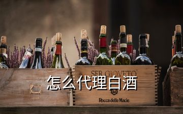 怎么代理白酒