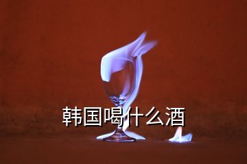 韩国喝什么酒