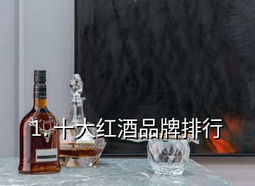 1. 十大红酒品牌排行