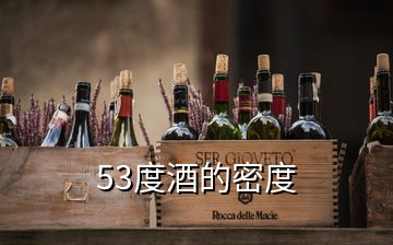 53度酒的密度