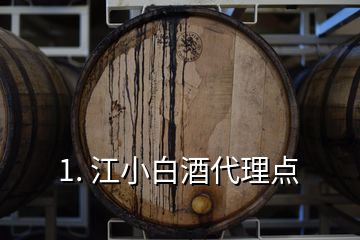 1. 江小白酒代理点