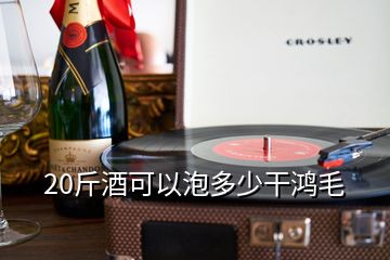 20斤酒可以泡多少干鸿毛