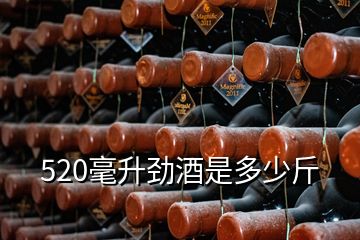 520毫升劲酒是多少斤