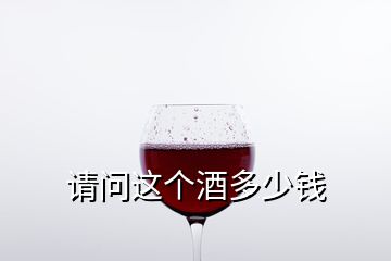 请问这个酒多少钱