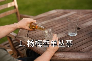 1. 杨梅香单丛茶