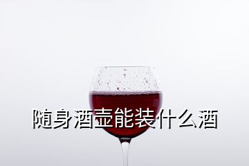 随身酒壶能装什么酒