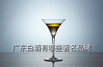 广东白酒有哪些著名品牌