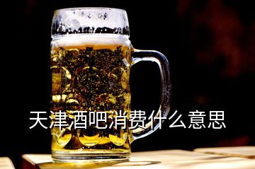 天津酒吧消费什么意思