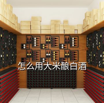 怎么用大米酿白酒