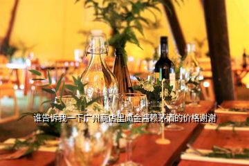 谁告诉我一下广州商店里面金酱赖茅酒的价格谢谢