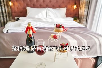 整箱6瓶茅台酒坐飞机可以托运吗