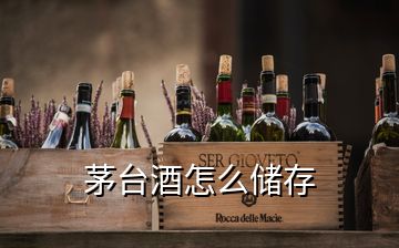 茅台酒怎么储存