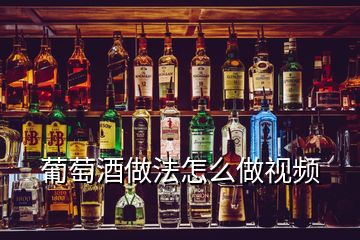 葡萄酒做法怎么做视频