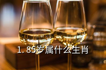 1. 85岁属什么生肖