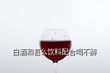 白酒和甚么饮料配合喝不醉