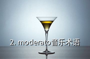 2. moderato音乐术语