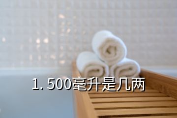 1. 500毫升是几两