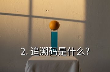 2. 追溯码是什么?