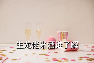 生龙佬米酒谁了解