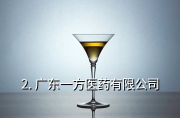 2. 广东一方医药有限公司