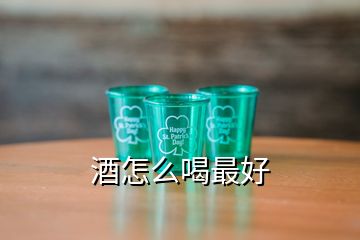 酒怎么喝最好