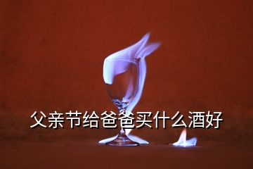 父亲节给爸爸买什么酒好