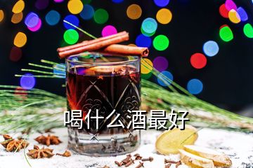 喝什么酒最好