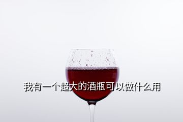 我有一个超大的酒瓶可以做什么用