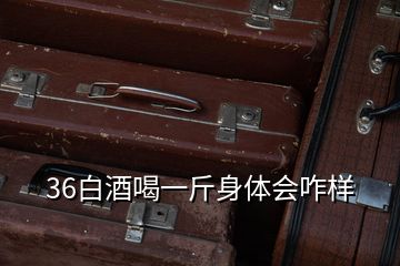 36白酒喝一斤身体会咋样