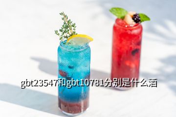 gbt23547和gbt10781分别是什么酒