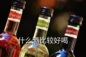 什么酒比较好喝