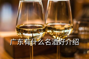 广东有什么名酒好介绍