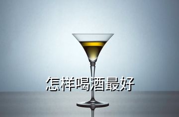 怎样喝酒最好