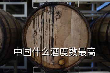 中国什么酒度数最高