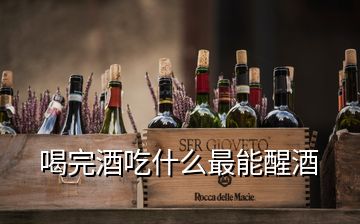 喝完酒吃什么最能醒酒