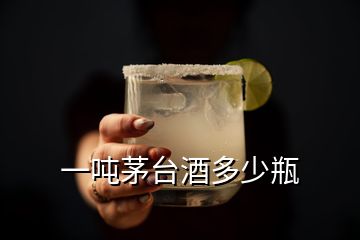 一吨茅台酒多少瓶