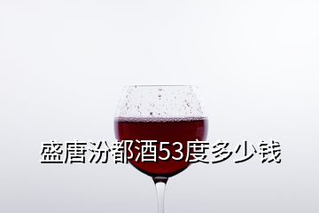 盛唐汾都酒53度多少钱