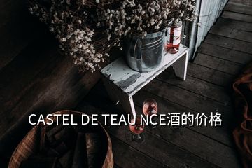 CASTEL DE TEAU NCE酒的价格