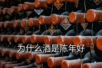 为什么酒是陈年好