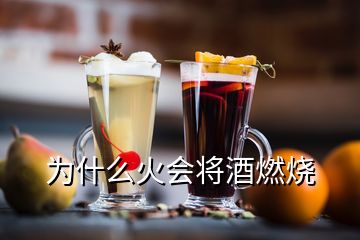 为什么火会将酒燃烧