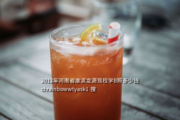 2012年河南省淮滨龙源驾校学B照多少钱chrainbowwtyask1  搜