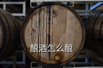 酿酒怎么酿