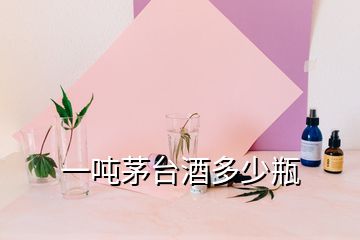 一吨茅台酒多少瓶