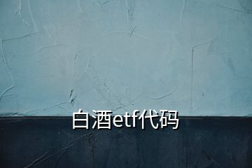 白酒etf代码